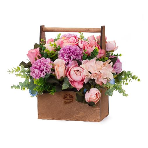 Декоративный ящик для цветов "Фловерс", Коричневый